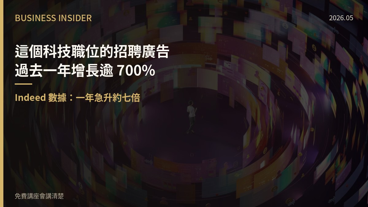 這個科技職位的招聘廣告，過去一年增長逾 700%
